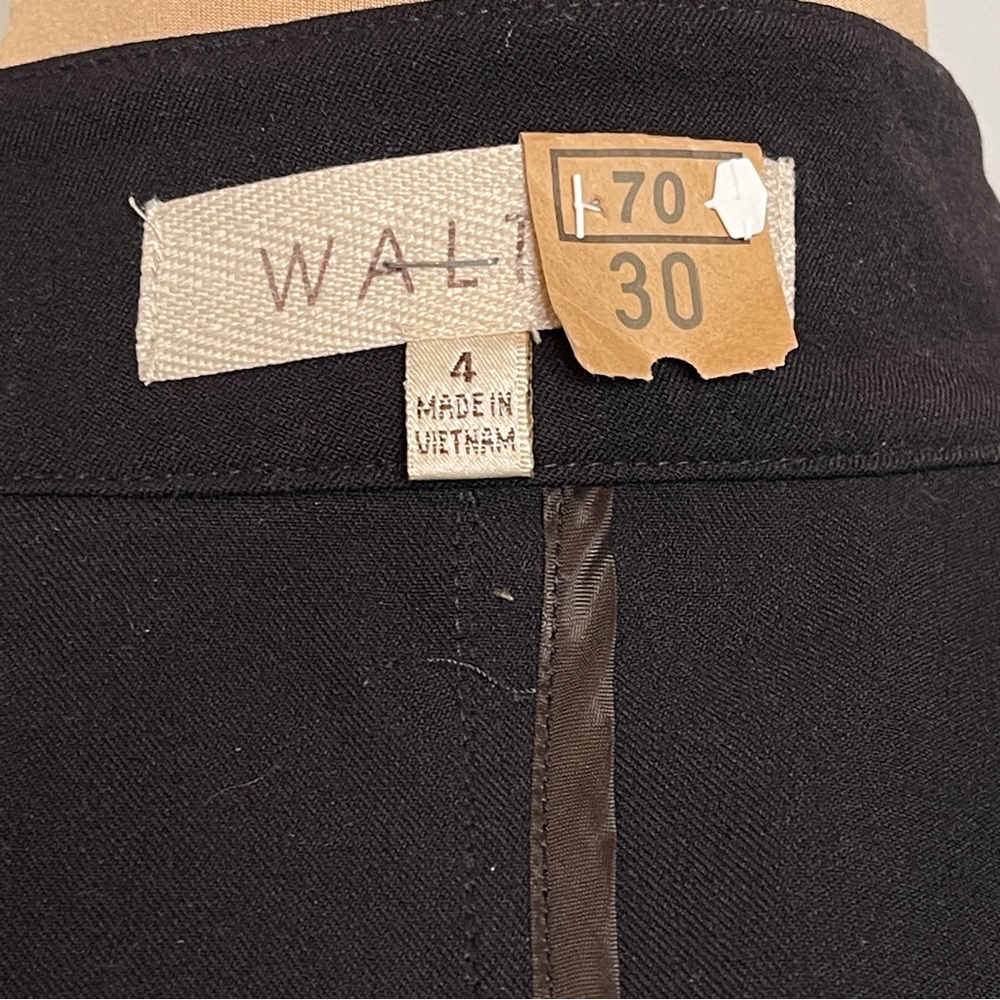 Walter Military Utility Jacket Size 4 S Funnel Neck Zip Front Stretch Statement - Picture 6 of 12